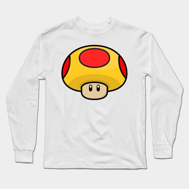 Giant Mushroom Long Sleeve T-Shirt by Radradrad